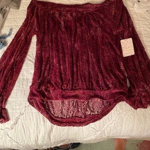 Off the shoulder sweater